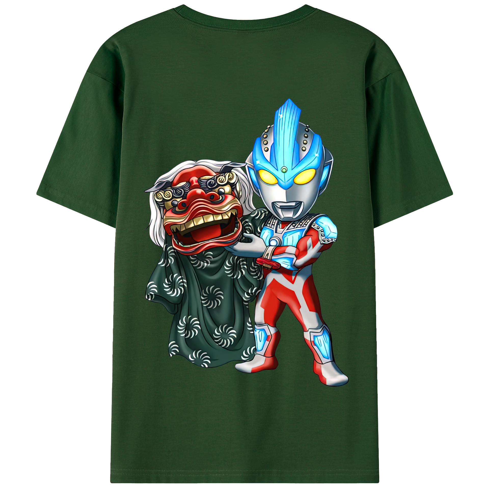 （画像用） ウルトラマン Ultraman 綿100％半袖Tシャツ（背面プリント）